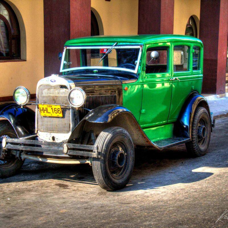 Green 1930 Ford Model A Havana | Classic Vintage Car Photo