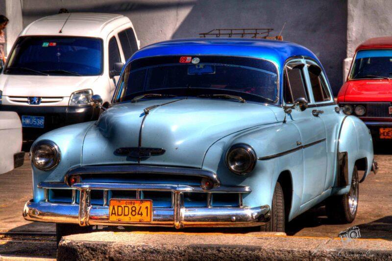 Blue 1949 Chevrolet DeLuxe Havana | Classic Car Photo Download