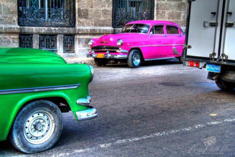 Pink 1954 Chevrolet in Havana | Vintage Car Photo Cuba