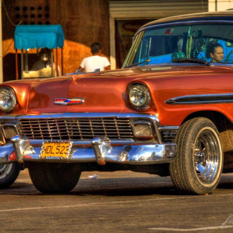1956 Chevrolet BelAir in Havana | Vintage Cuba Car Photo