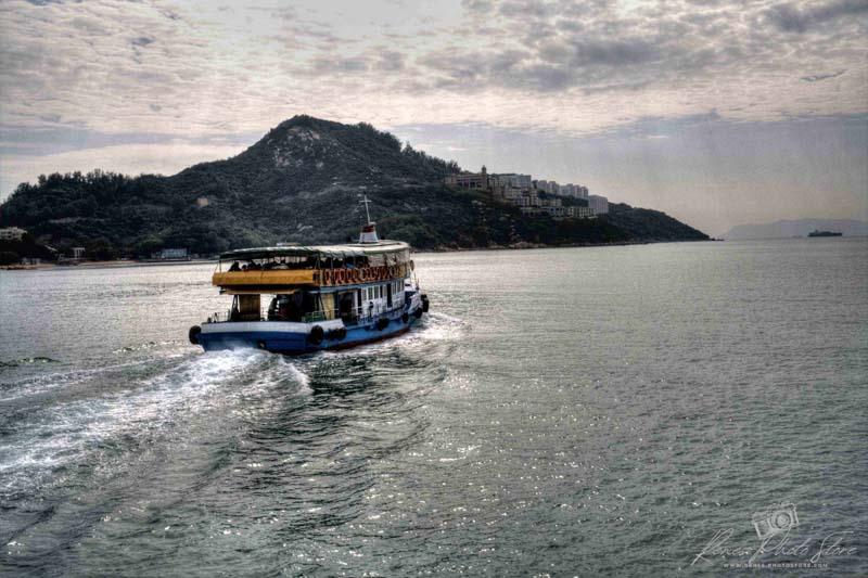 Hong Kong Ferry in Harbour | Victoria Harbour Transit Photo