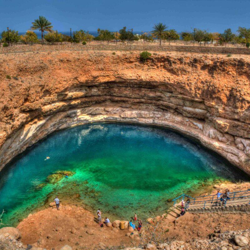 Bimmah Sinkhole Oman | Hawiyat Najm Turquoise Pool Photo