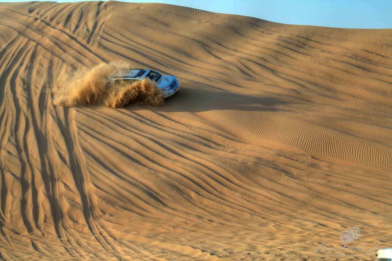 Twilight Dune Bashing Abu Dhabi | Atmospheric Desert Photo
