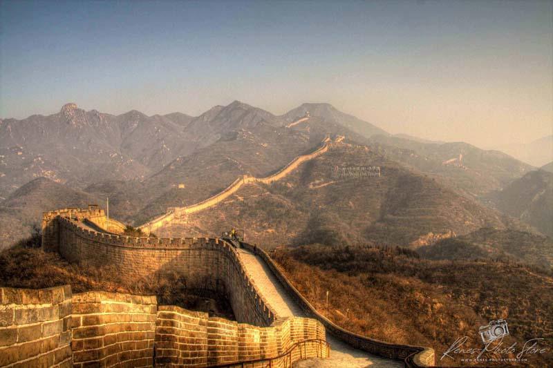 View from Keeper Tower at Badaling Great Wall | Panoramic Photo