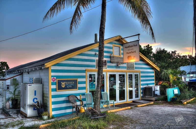 Sunset Above Matlacha Colorful Houses | Florida Island Sky Photo