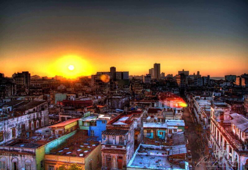 Sunset Over Havana Rooftops | Iberostar Parque Central View