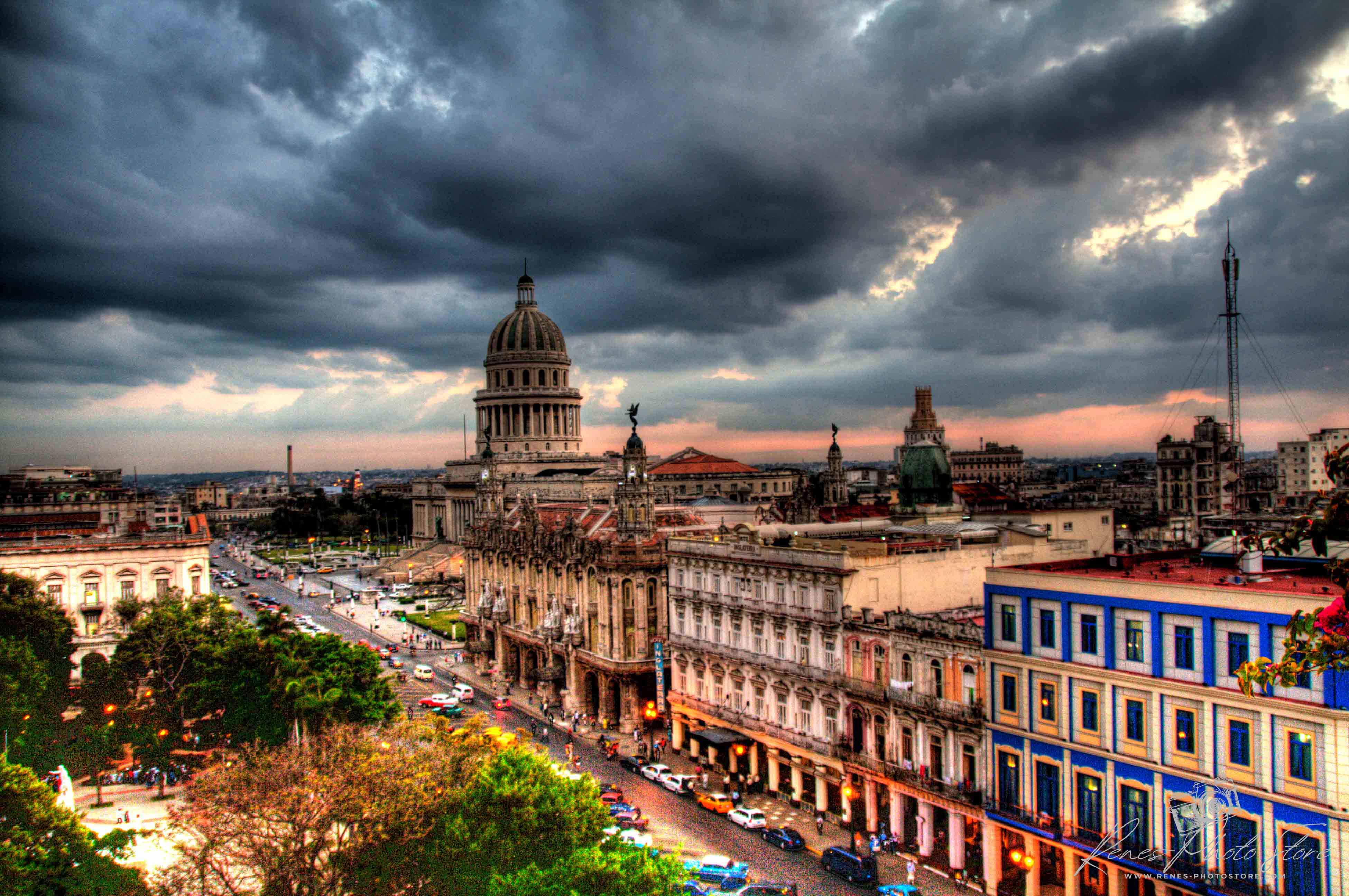 Sunset Over Havana | Rooftop View from Iberostar Parque Central