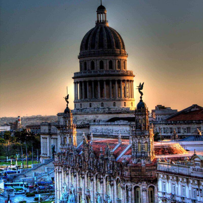 Capitolio Tower at Sunset | Havana Rooftop Photo
