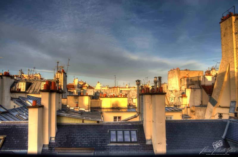 Rooftops of Paris | Classic Cityscape View Photo Download