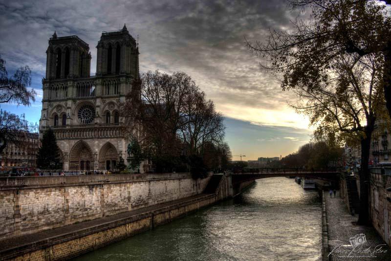 Front of Notre-Dame de Paris | Gothic Cathedral Façade Photo