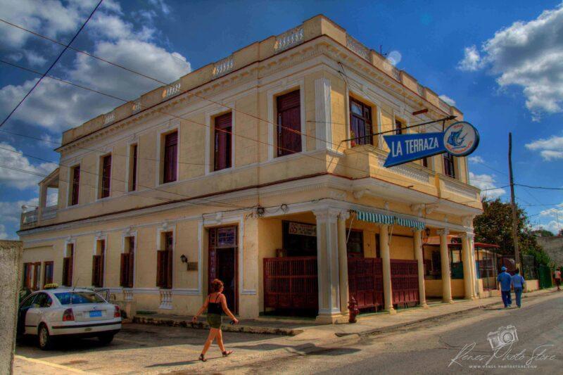 Hemingway’s Terrace in Matanzas, Cuba | Literary Landmark Photo