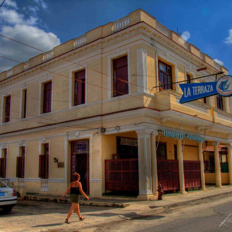 Hemingway’s Terrace in Matanzas, Cuba | Literary Landmark Photo