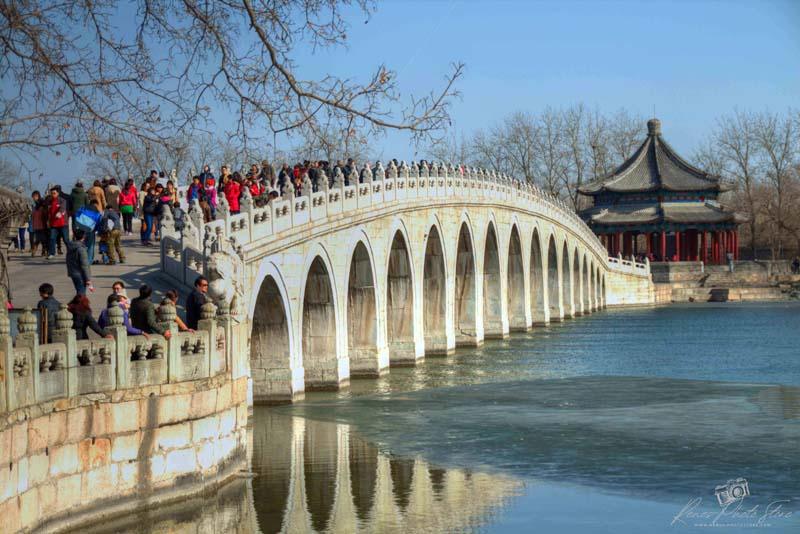 Golden Arch Bridge Summer Palace | Beijing Garden Bridge Photo