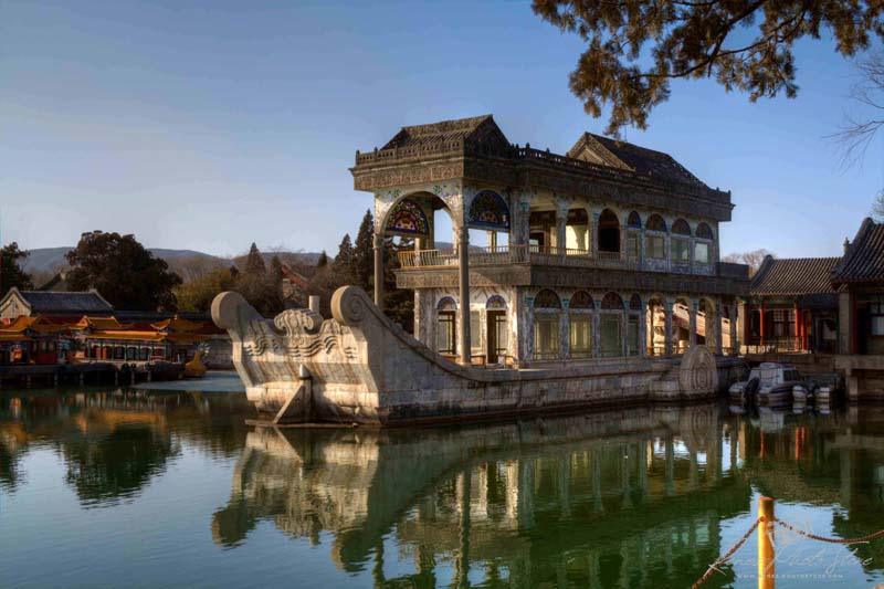 Marble Boat at Summer Palace Beijing | Historic Pavilion Photo