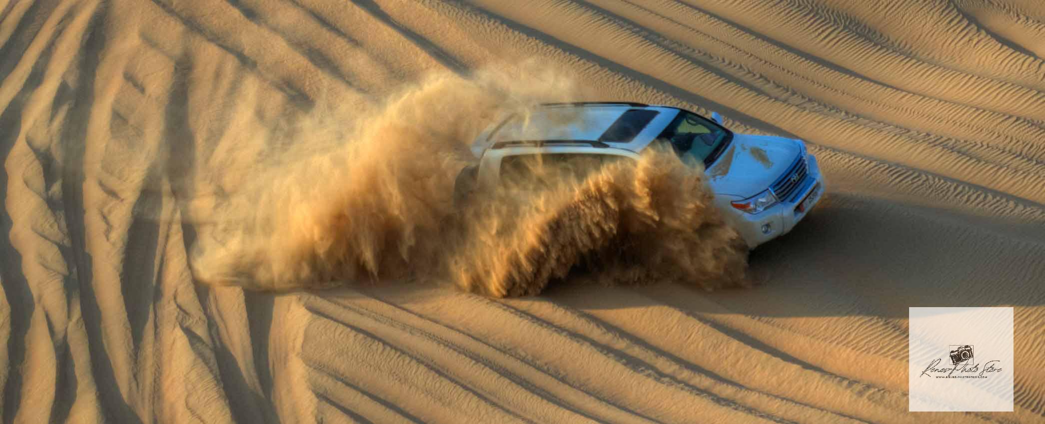 Abu Dhabi SUV Dune Bashing | Desert Action Photo Download