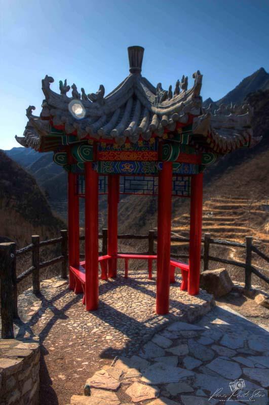 Cuandixia Mountain Pagoda View | Ancient Village Landscape Photo