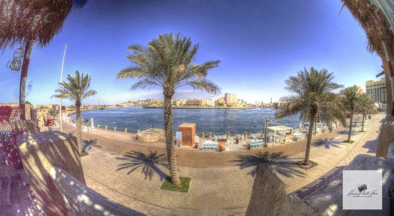 Dubai Creek Panorama Toward Al Fahidi | Historic Neighborhood Photo