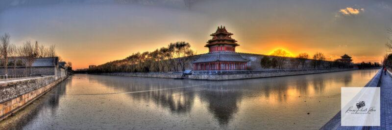Forbidden City Sunset Panorama | Digital Photo Download