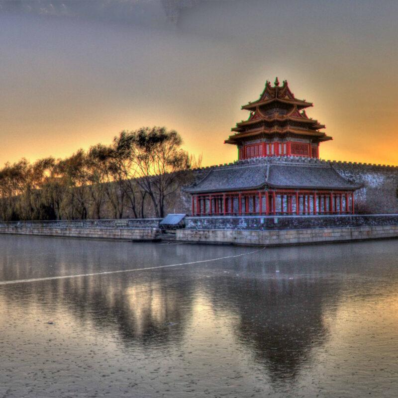 Forbidden City Sunset Panorama | Digital Photo Download