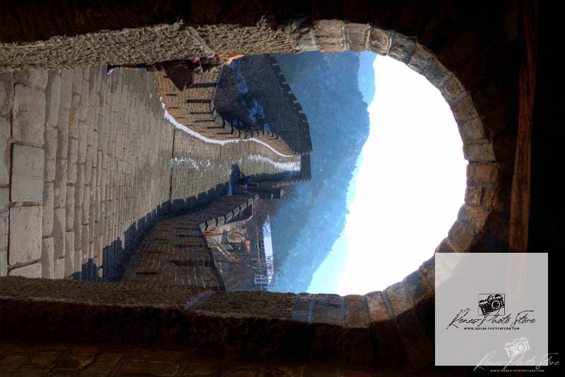 Great Wall at Mutianyu in Beijing | Mountain Pass Architecture Photo Download