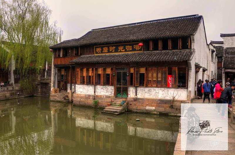Canal Restaurant in Jiaxing Old Town | Jiangnan Water Town Photo Download