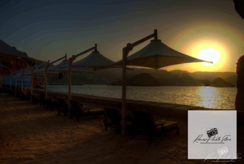 Oman Beach Sunset at Shangri‑La Barr Al Jissah | Digital Download