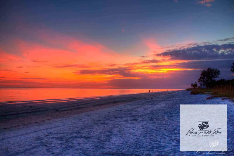 Cape Coral Beach Sunset on the Caloosahatchee | Photo Download