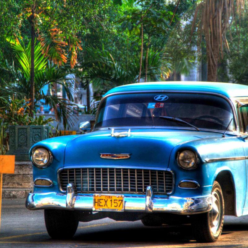 1955 Chevrolet Bel Air in Havana | Classic Car Street Photo Download