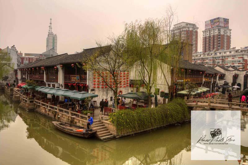 Canal Market in Jiaxing | Historic Water Town Photo Download