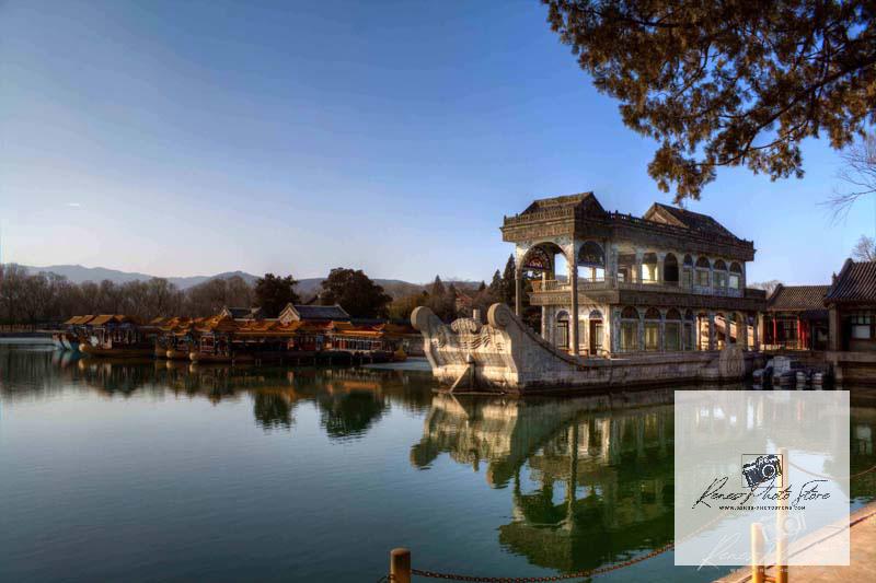 Marble Boat at Summer Palace in Beijing | Imperial Architecture Photo Download